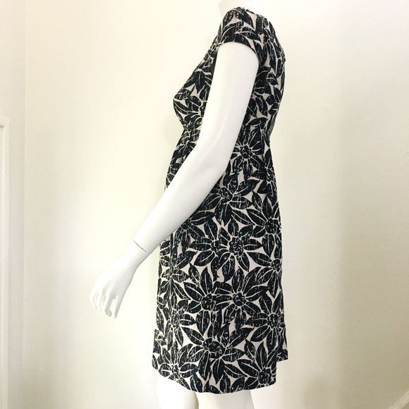 💥SOLD💥Michael Kors Sunflower Floral Linen Burlap Dress - Picture 5 of 8